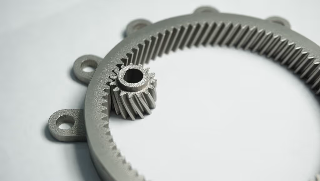 a metal 3D printed gear