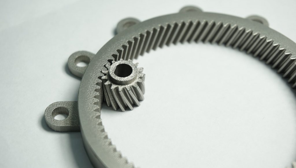 a metal 3D printed gear