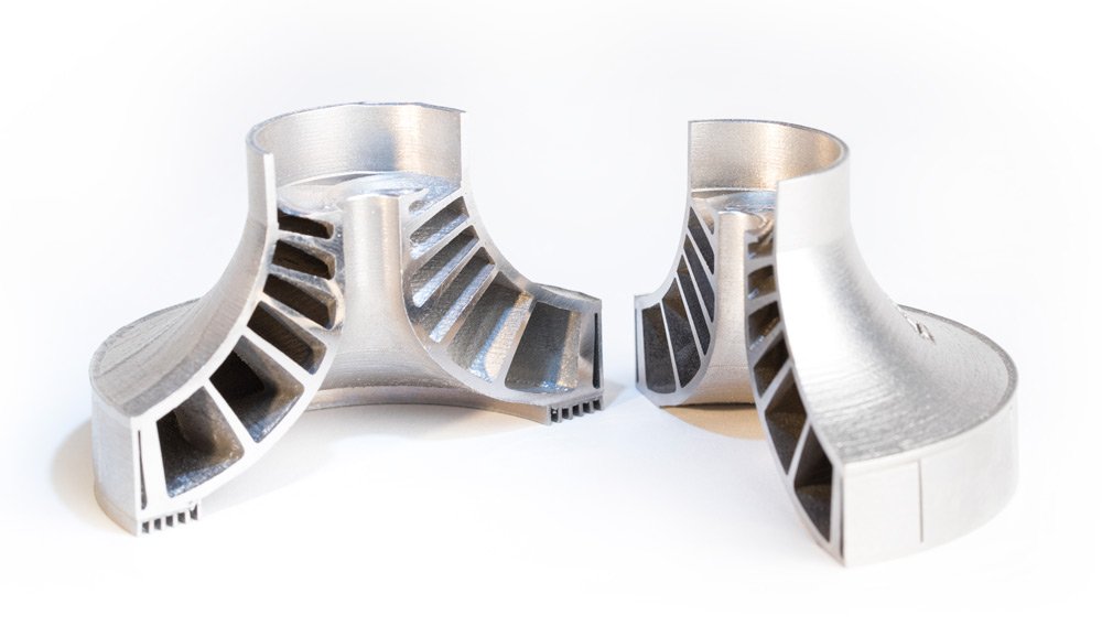 VELO3D's 3D-printed shrouded impeller
