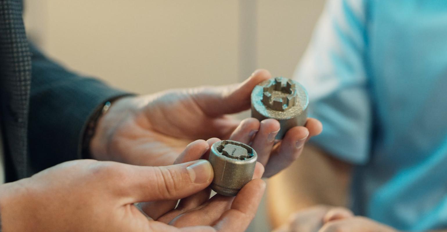 3d printed wheel locks by ford and eos