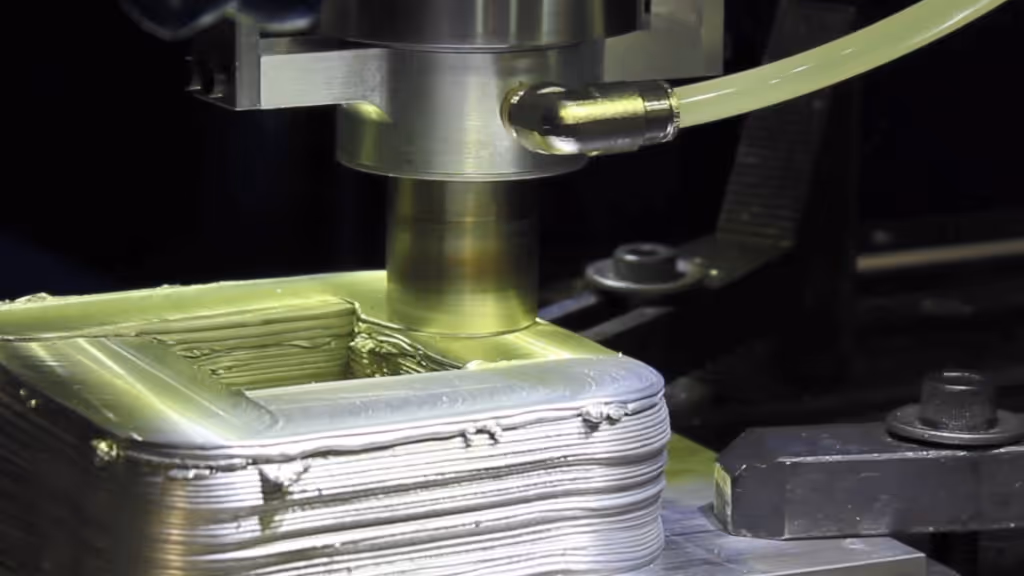 MELD Manufacturing is a solid-state metal 3D printing process
