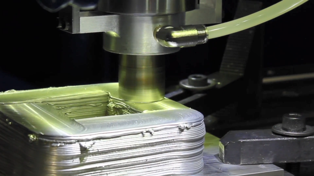 MELD Manufacturing is a solid-state metal 3D printing process