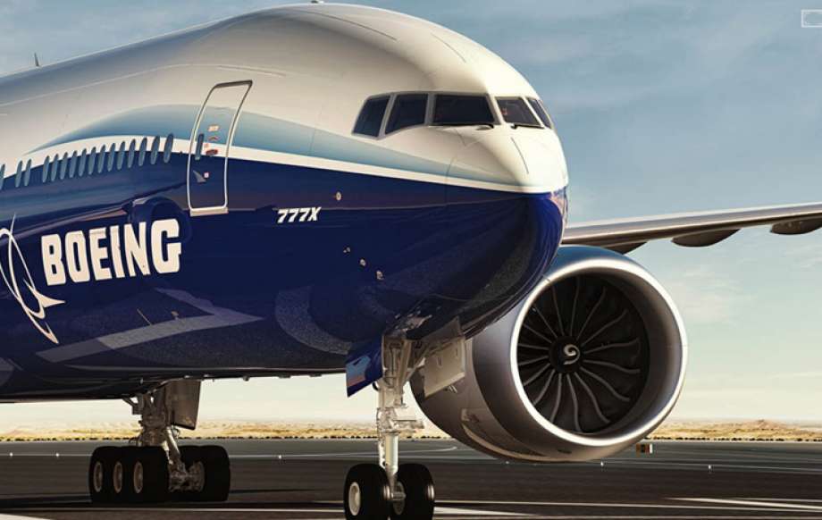 Das neueste 777X-Flugzeug von Boeing wird mit sechs 3D-gedruckten Teilen in seinen GE9X-Triebwerken fliegen [Bildnachweist: Boeing]