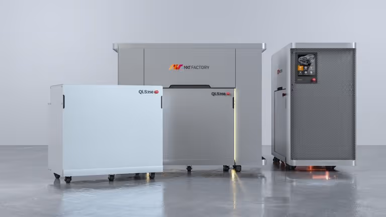 Das 3D-Drucksystem von NXT Factory verwendet die unternehmenseigene Quantum Laser Sintering ™ -Plattform 