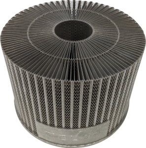 Ein 3D-gedruckter Wärmeaustauscher [Bildnachweis: VELO 3D]