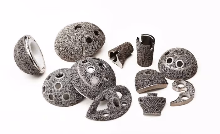 3 D gedruckte Implantate hergestellt mit Arcams EBM Technologie [Bildnachweis: Arcam]