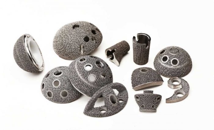3 D gedruckte Implantate hergestellt mit Arcams EBM Technologie [Bildnachweis: Arcam]