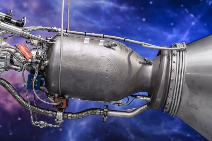 Orbex’ 3D-printed rocket engine [Image credit: Orbex]