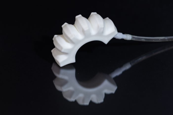 Silicone 3D printed part