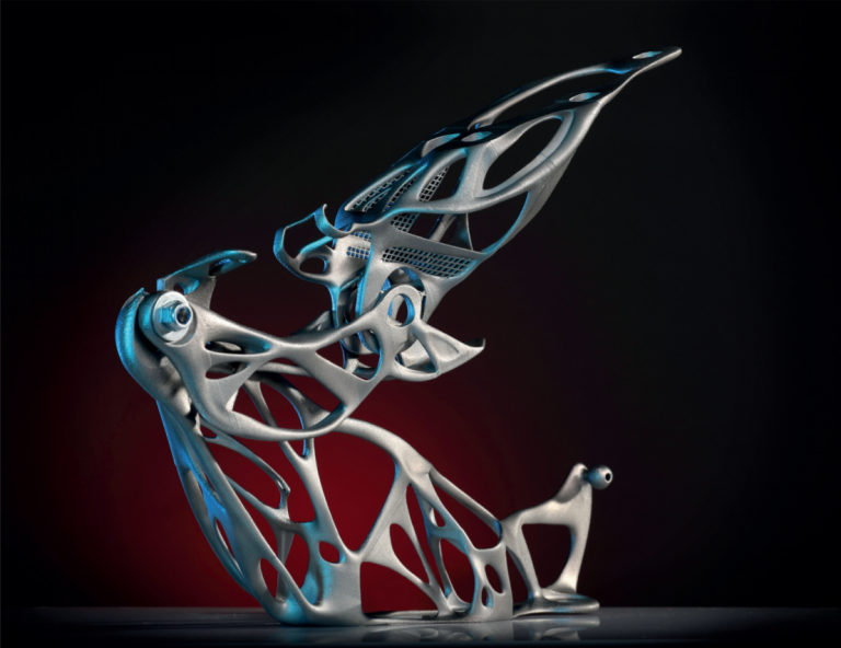 voestalpine hat seine Motorhauben Scharniere im 3D-Druck neu gestaltet [Bildnachweis: Edag]