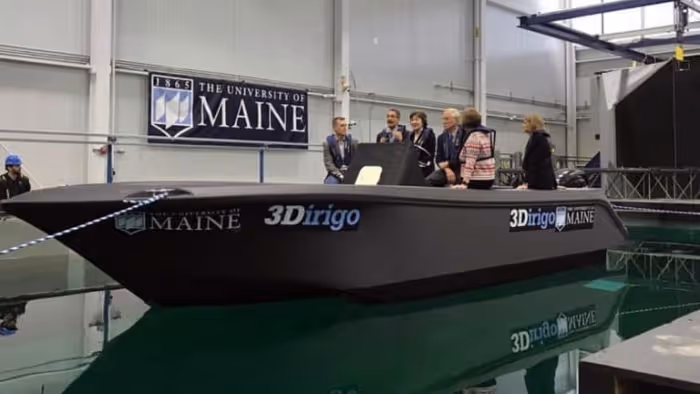 the largest 3d printed boat