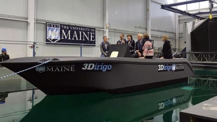 the largest 3d printed boat 