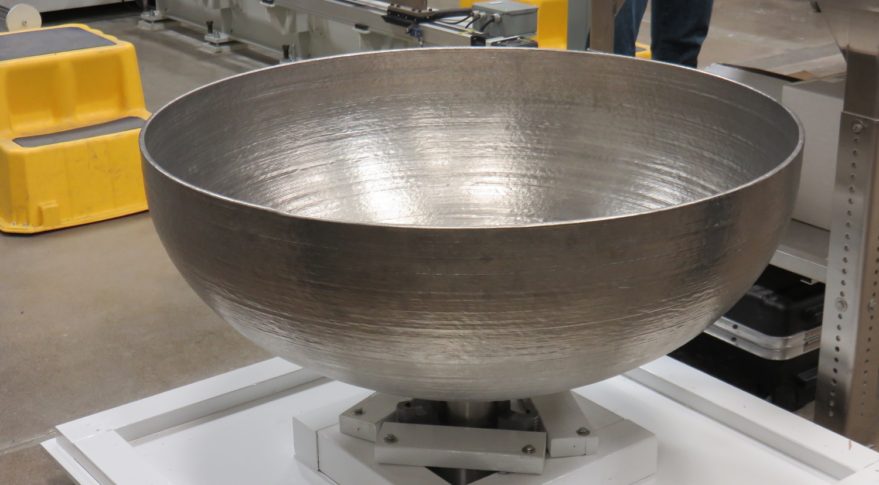 Lockheed Martin 3D prints titanium domes for spacecraft