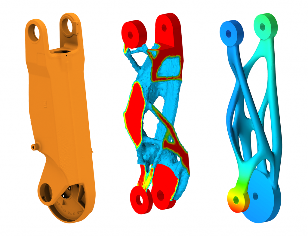 MX3D RobotArm Topology Optimization Altair