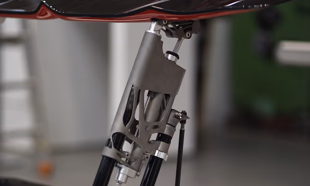 Bugatti spoiler bracket