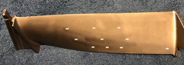 Optomec 3D printed sensors on a turbine blade