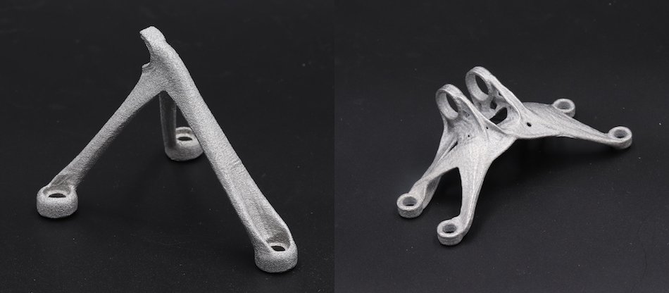 One Click Metal sample parts