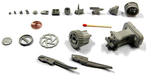 Incus sample parts 3D printing