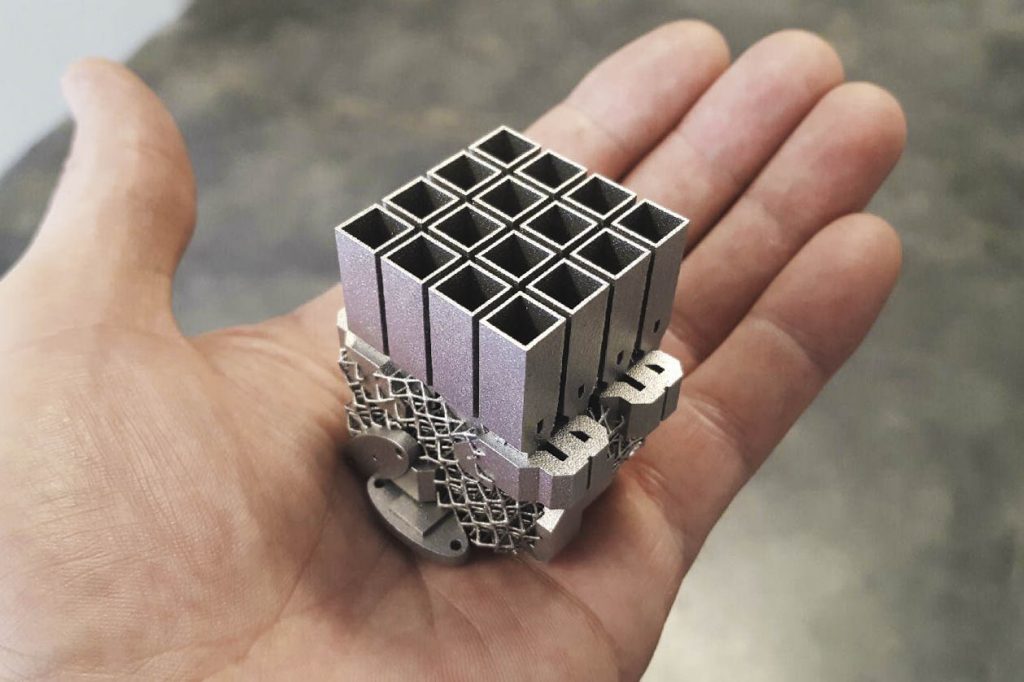 A metal 3D printed antenna by Optisysjpg