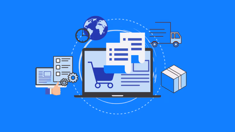 A young woman working in a machine shop. She is looking directly towards the camera, and is surrounded by men.