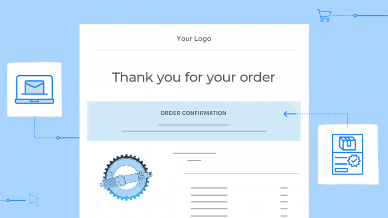 order cofirmation email template example