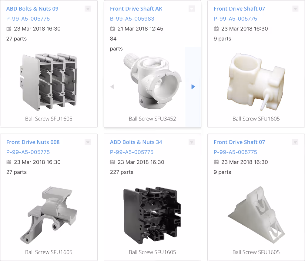 Digital inventory and 3d printing