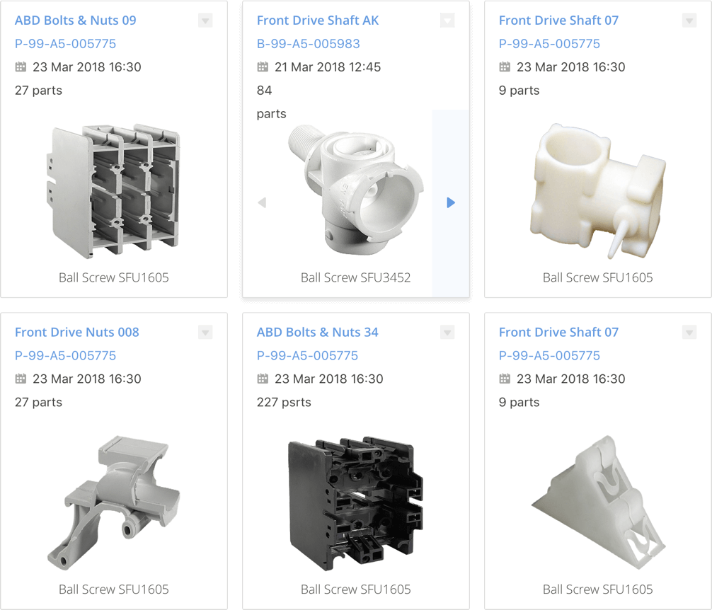 Digital inventory and 3d printing