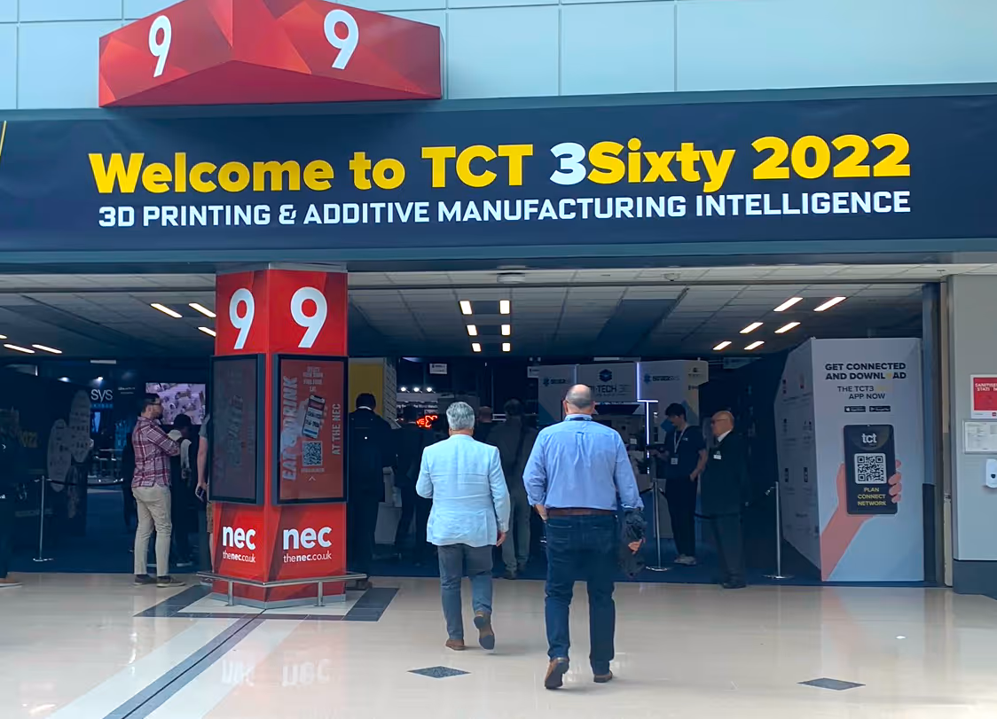 tct2022 entrance 3dprintuk