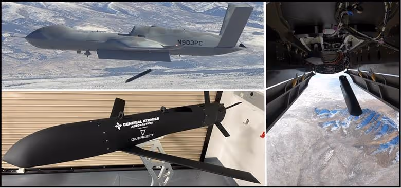 A young woman working in a machine shop. She is looking directly towards the camera, and is surrounded by men.