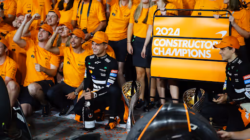 McLaren winning Constructors Champions