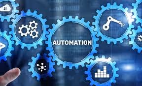 Cogs all working together. The middle one is labelled "Automation"