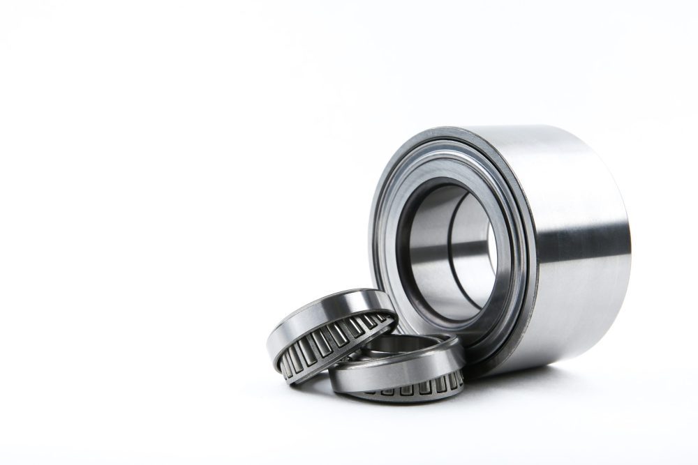 different bearings on a white background