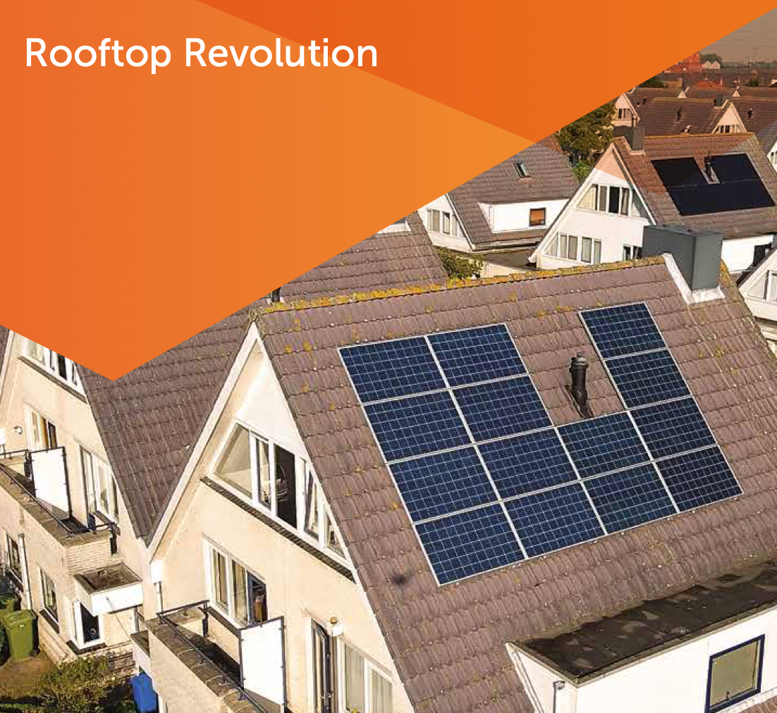 roof with solar panels