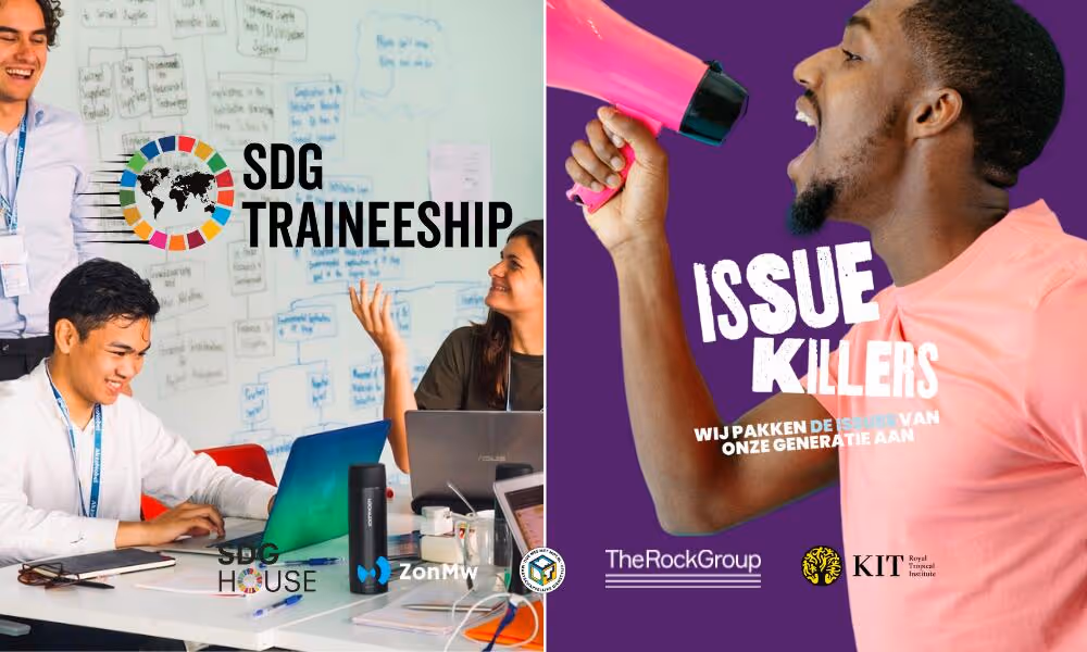 Sustainable Future Opportunities: SDG Traineeships & Issue Killers