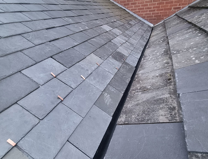 Roof repair completed