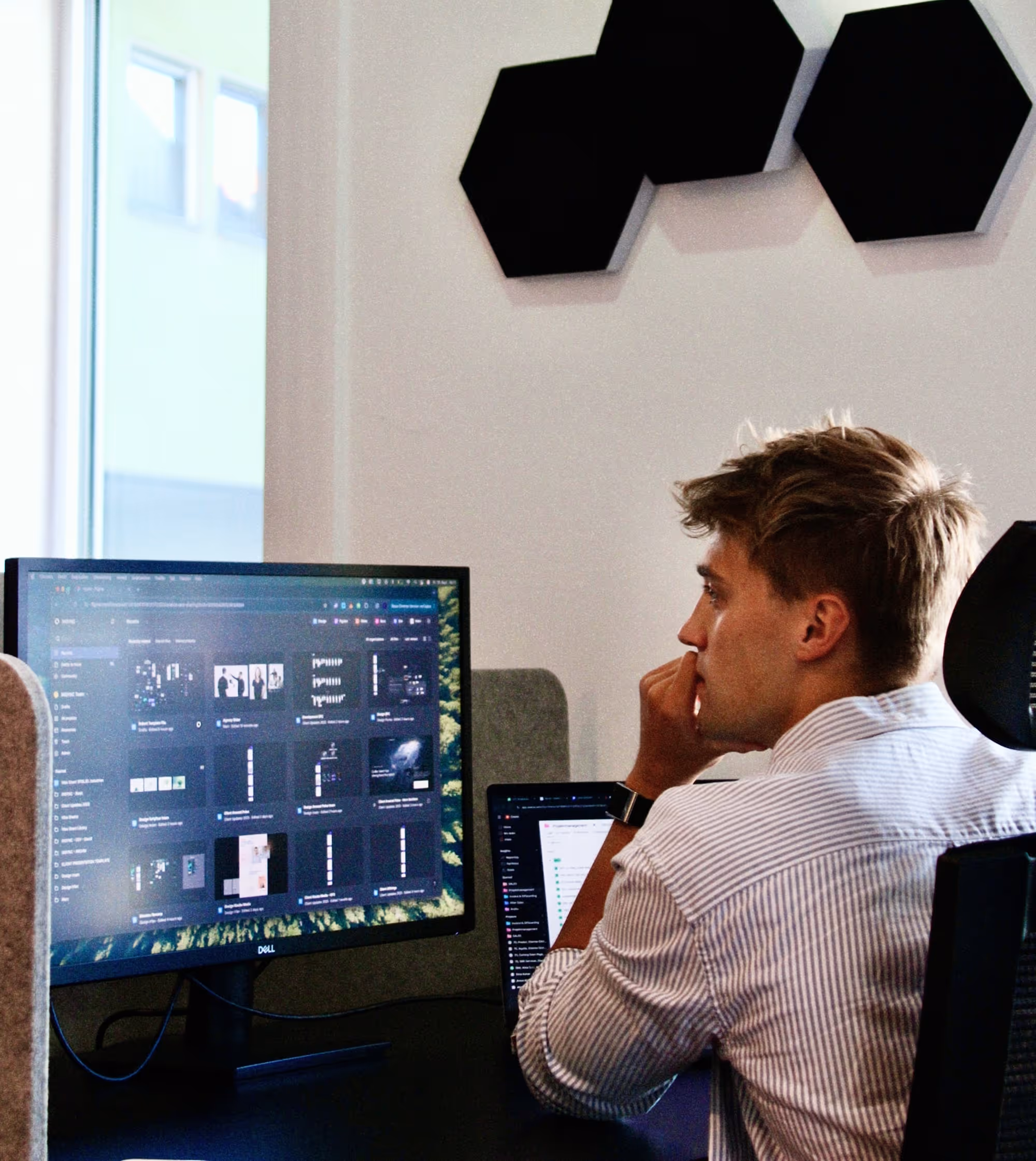 Justin bei Figma Design Übersicht