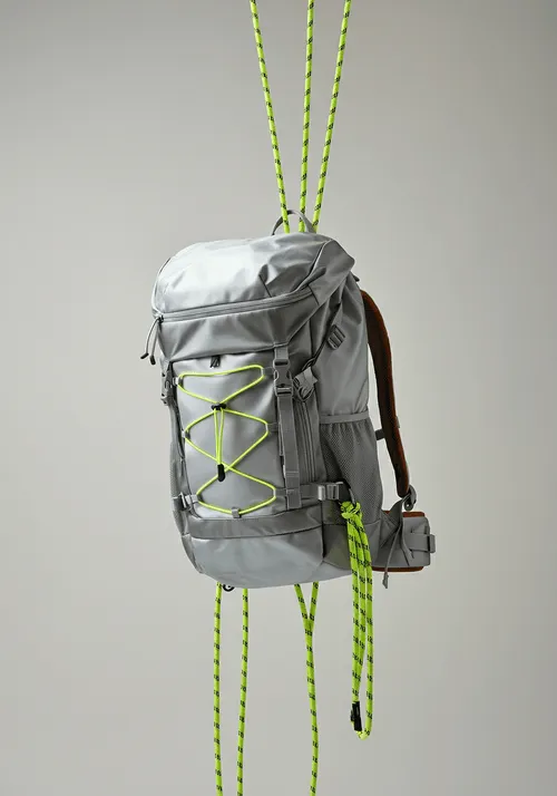 back pack with light background