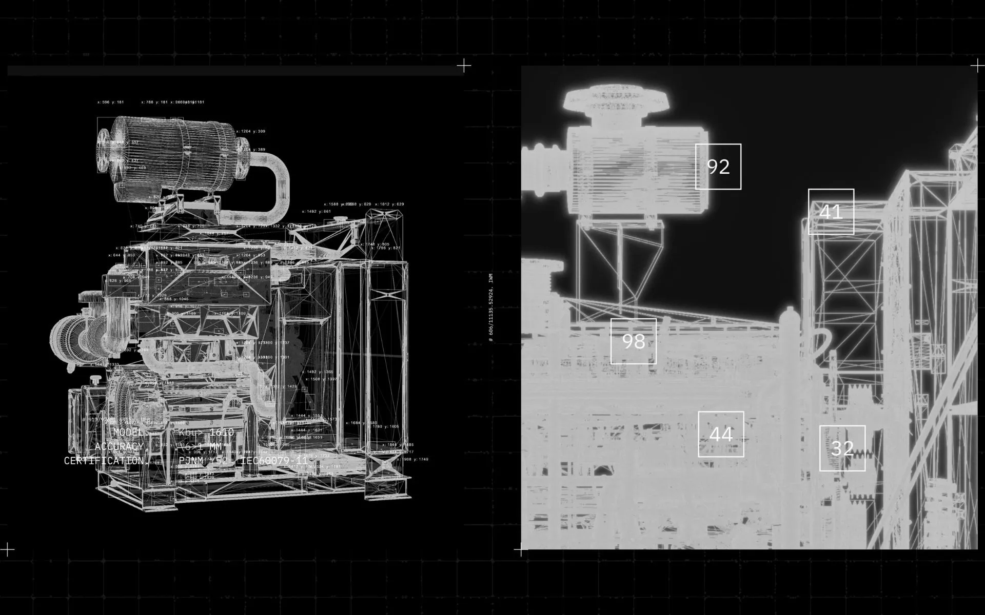 Technical 3D visualization of a cinema camera rig used in a film production by L'Imagerie Films.