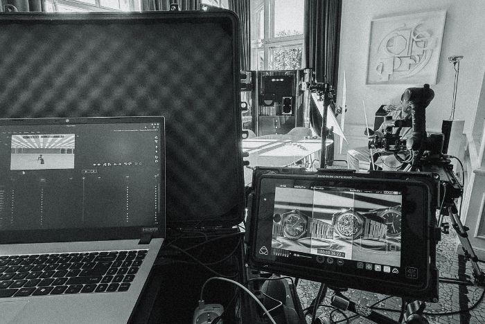 Filming in La Chaux-de-Fonds