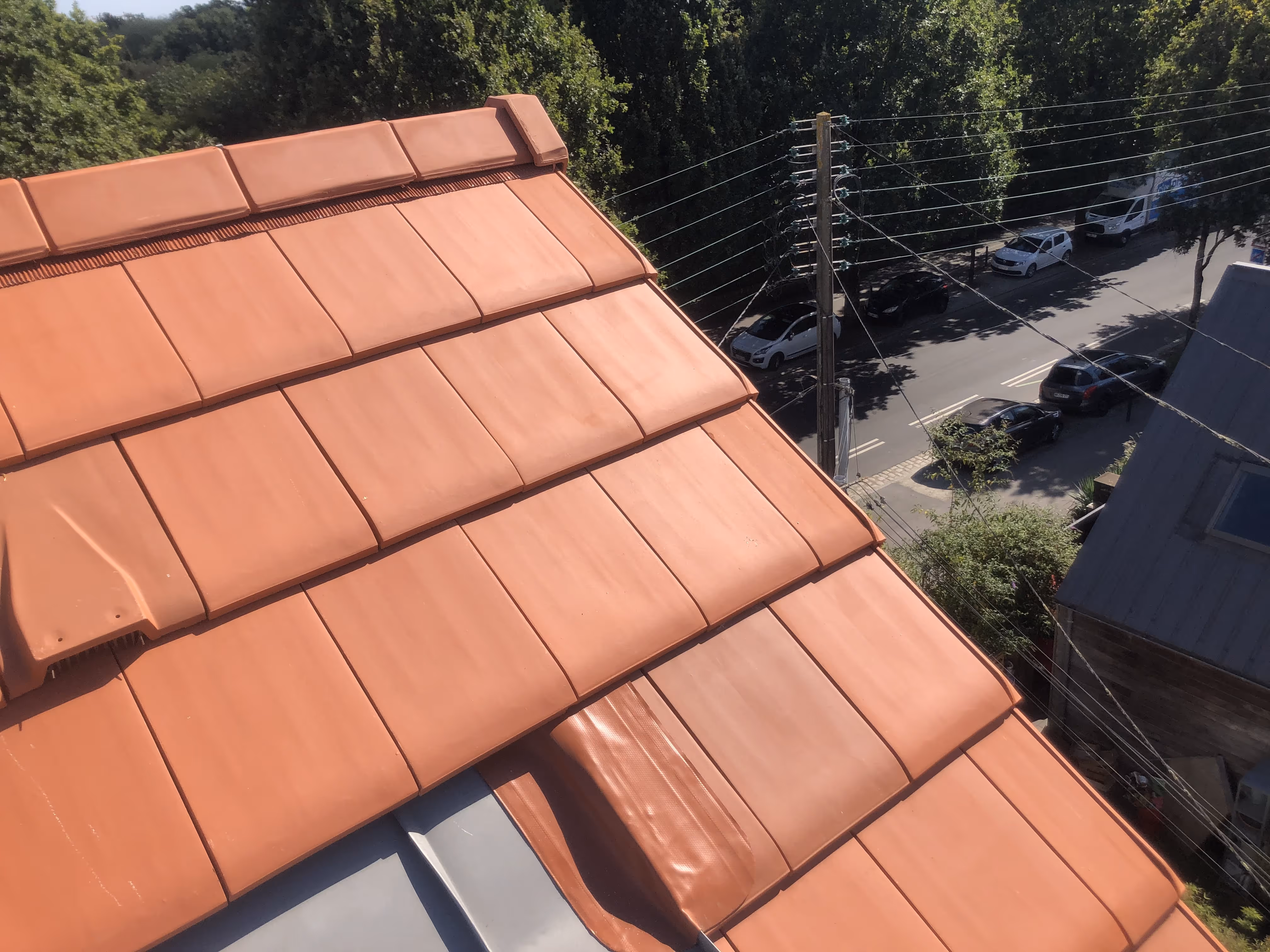 Toit en tuile à Nantes