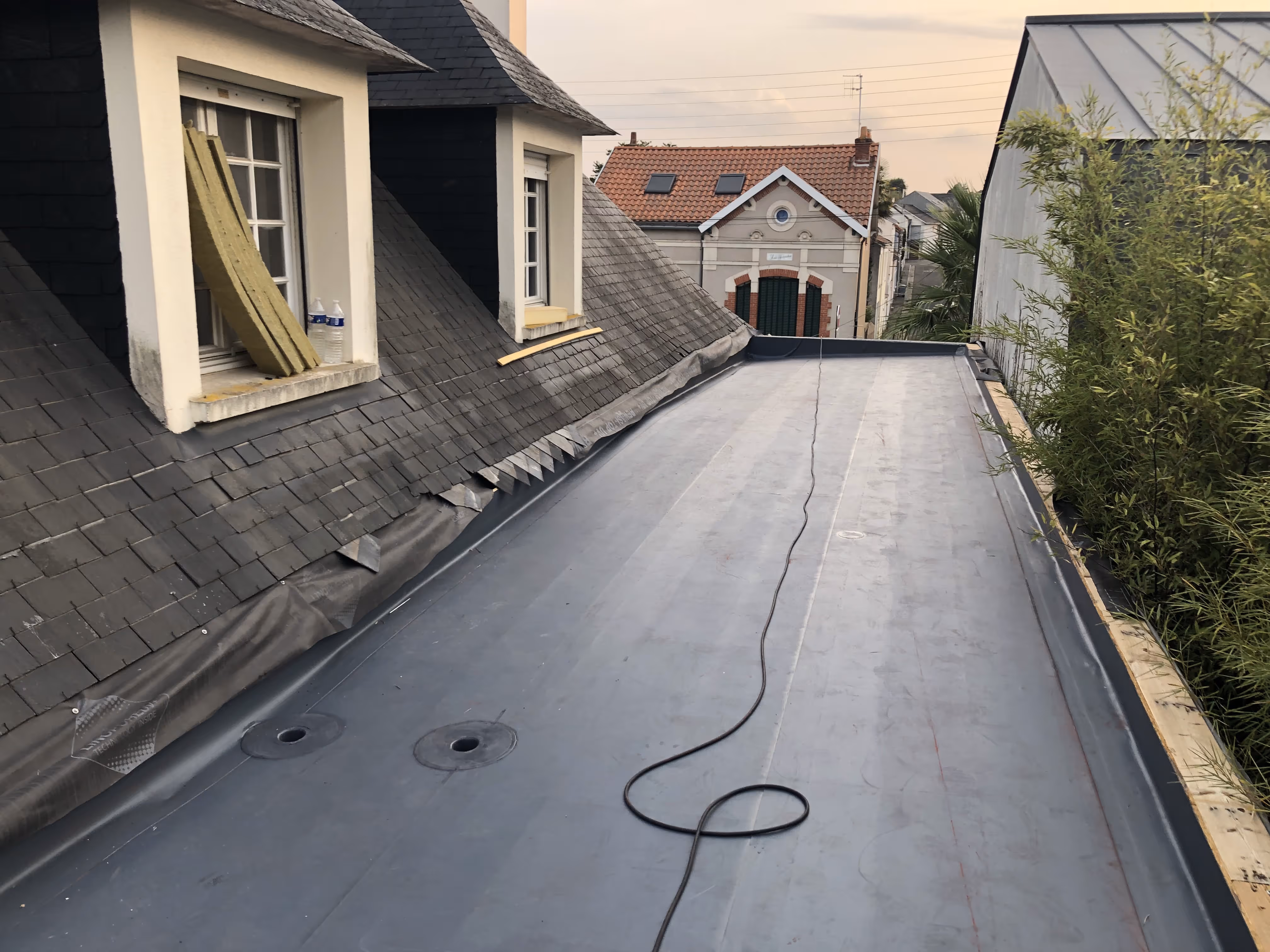 Étanchéité en membrane pour toiture à Nantes
