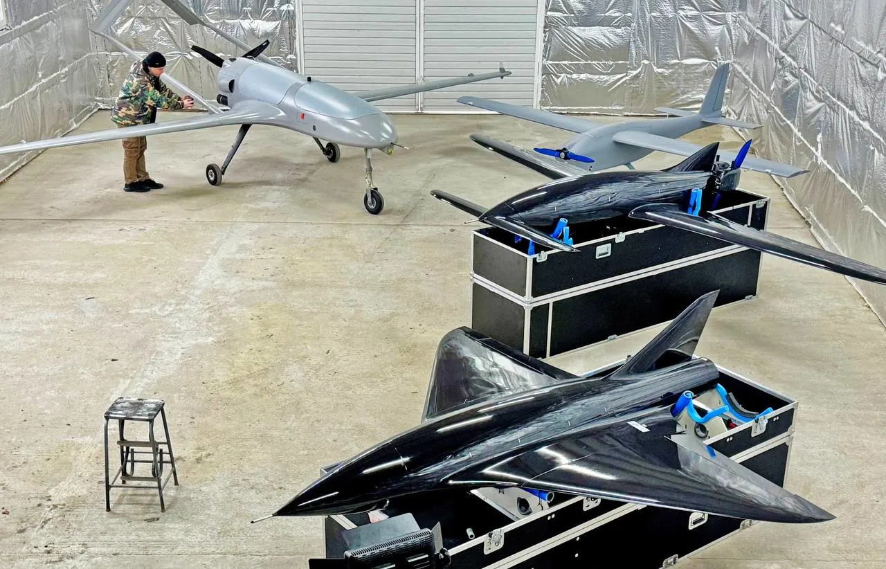 Deep Strike drones in a warehouse in an isolated area
