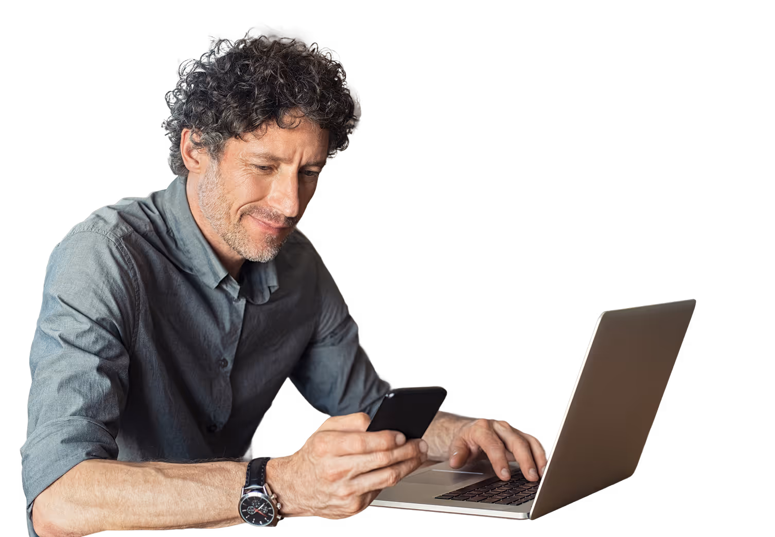 man on laptop