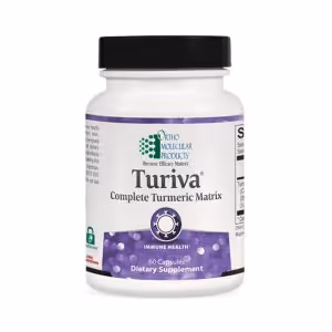 Turiva® is a full-spectrum turmeric product that contains an exclusive blend of bioactive nutrients. It is a natural turmeric matrix standardized to contain curcuminoids, turmeric oils and turmerin protein, along with many other active turmeric compounds that deliver comprehensive support.