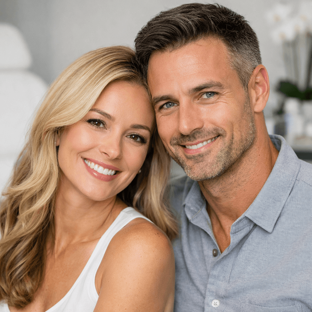 Natural-looking dermal fillers treatment results at a Southlake medspa, enhancing facial balance and volume