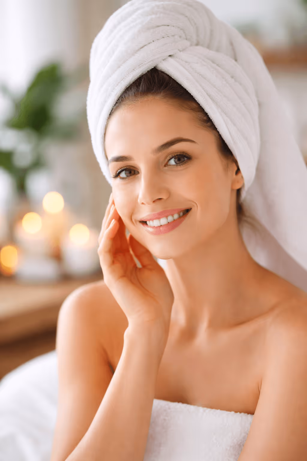 Client receiving a customized chemical peel treatment at a Dallas medical spa for smoother, brighter skin