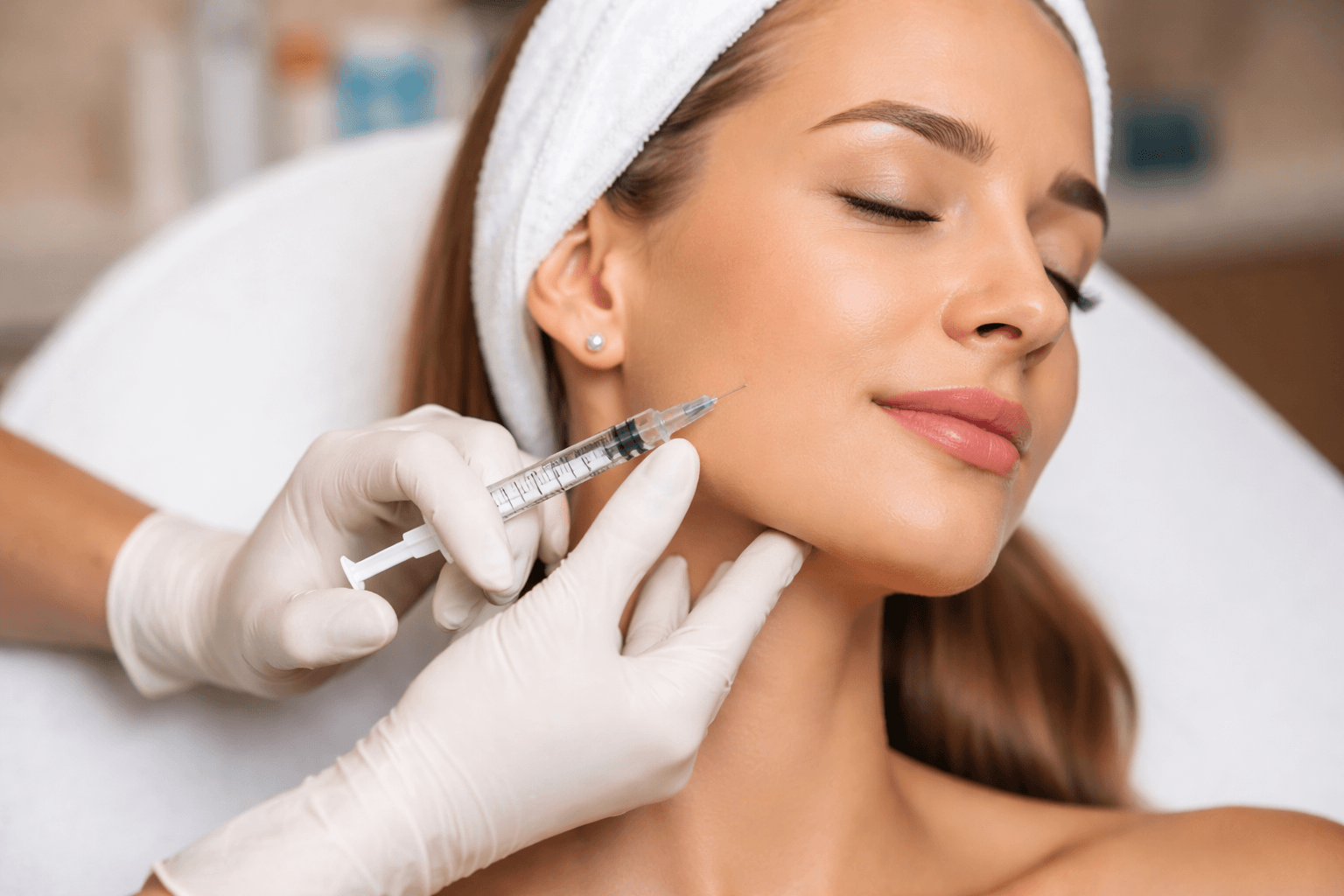 Masseter Botox treatment in Southlake, Texas targeting jaw muscles for facial slimming and TMJ tension relief