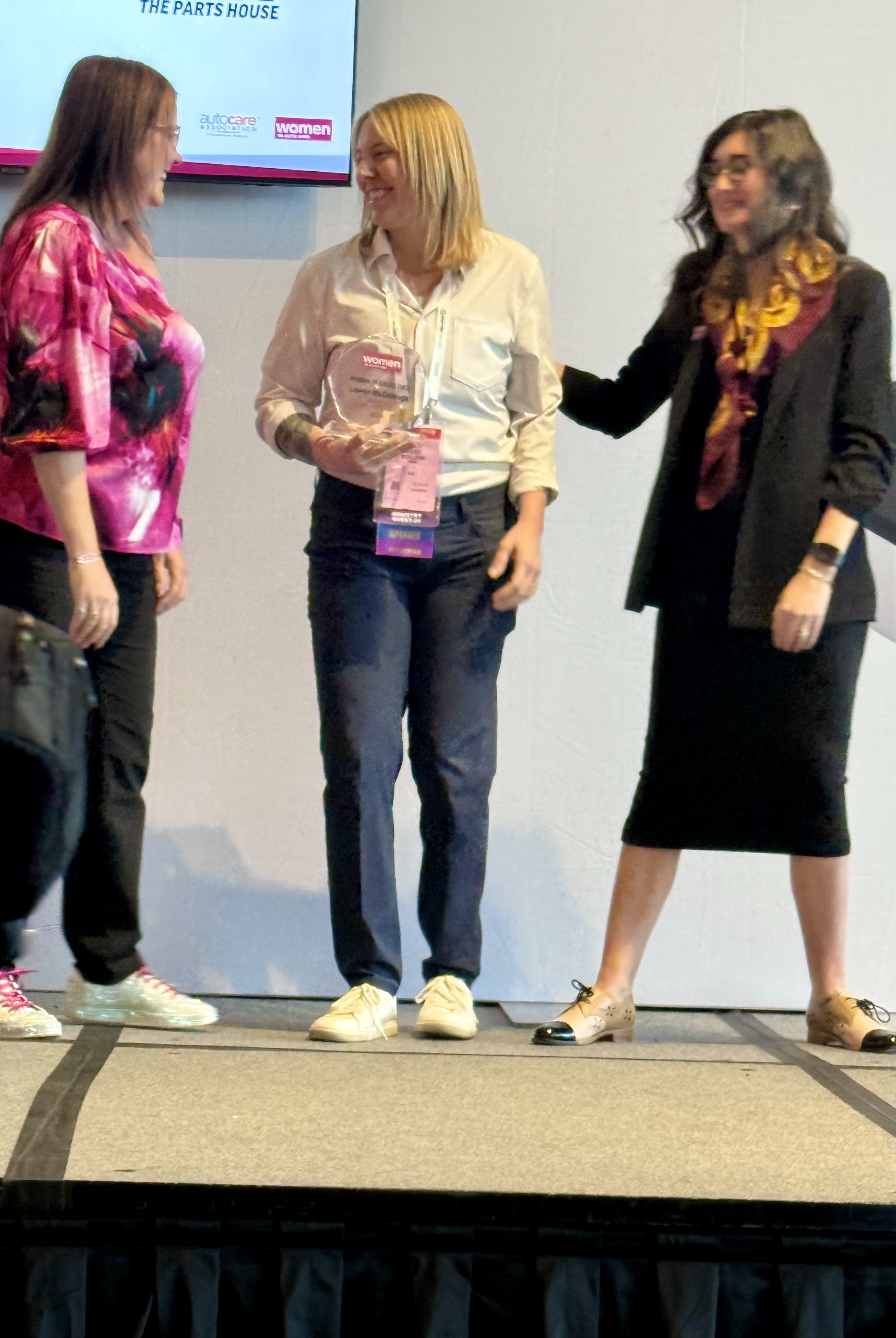 Women of Excellence Auto Care 2024 recognition award