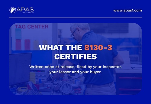 faa form 8130 3 part 145 release