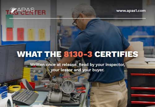 FAA FORM 8130-3 AND PART 145 RELEASE